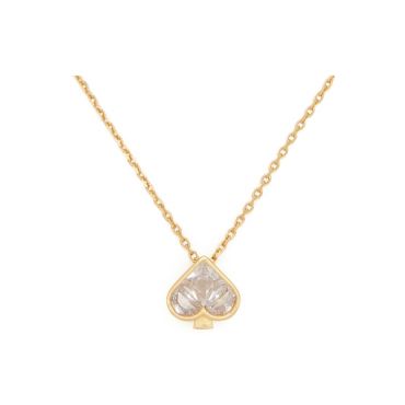 Kate Spade New York Gold So Spade Crystal Necklace - Gold