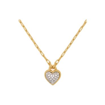 Kate Spade New York Gold Pavé All My Heart Necklace - Gold