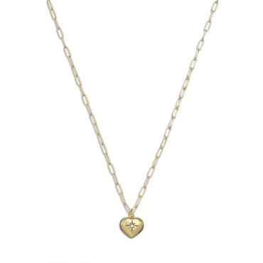 Coach Gold Heart Necklace