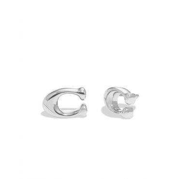 Coach Silver C Starter Stud - Silver