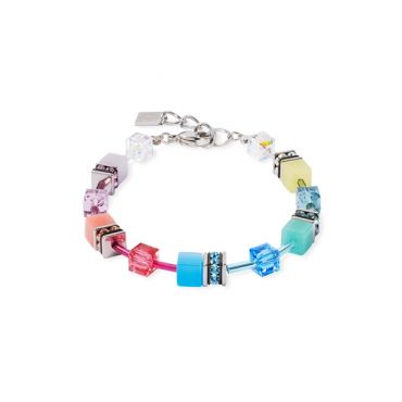 Coeur De Lion Silver Iconic Magic Multi Cubes Bracelet - Silver