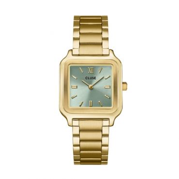 CLUSE Gold Gracieuse Square Sage Watch - Gold