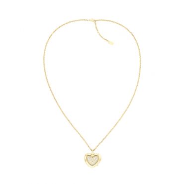 Coach Gold Heart Necklace Watch - Gold