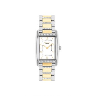 Coach Gold Mix Reese Rectangle Crystal Bracelet Watch - Gold