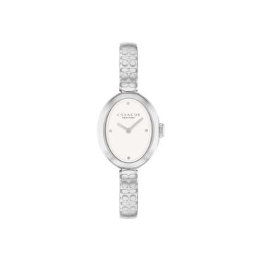 Coach Silver Sammy Oval Bangle Watch - Silver