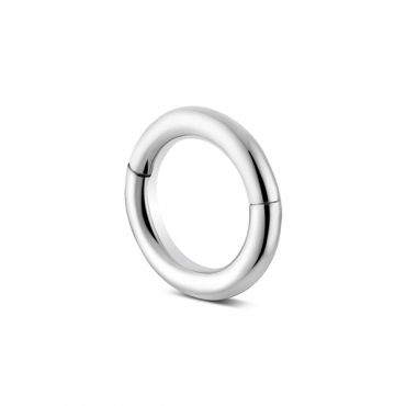 Over & Over Silver 5mm Single Hoop Earring - Silver