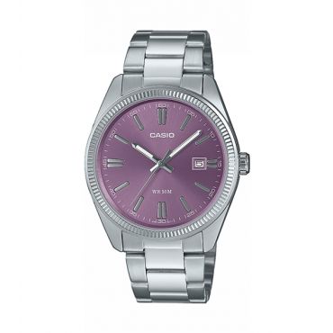 Casio MTP Stainless Steel Purple Dial Watch MTP-1302PD-6AVEF