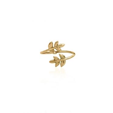 Seek + Find Grow Gold Vine Adjustable Ring - Adjustable