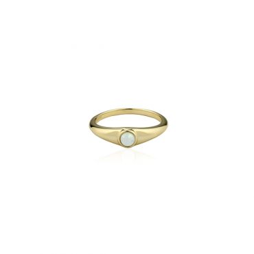 Seek + Find Purpose Gold Opal Ring - 54