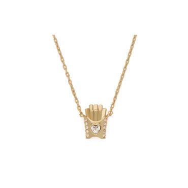 Kate Spade New York Gold Gifting FryDay CZ Necklace - 41cm