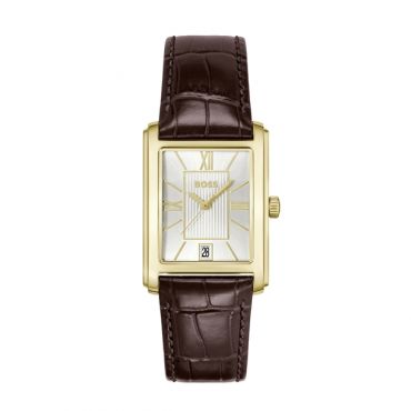 Boss Principle Dress Brown Leather Watch