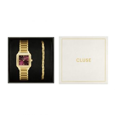 CLUSE Gold Petite Gracieuse Cherry Braided Bracelet Giftbox - Gold