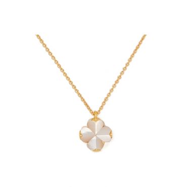 Kate Spade New York Gold Spade Flower Mother of Pearl Necklace - 41cm
