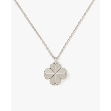 Kate Spade New York Silver Spade Flower Necklace - 41cm