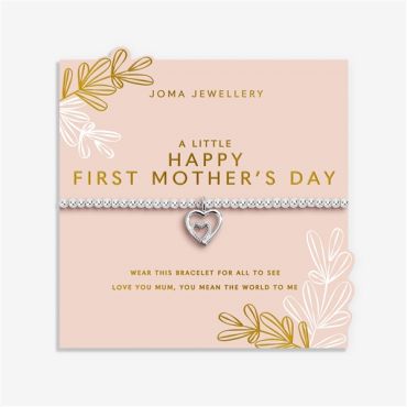 Joma A Little Happy First Mother's Day Bracelet - Silver