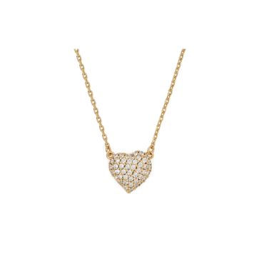 Kate Spade New York Gold Amour Pavé Heart Necklace - 41cm
