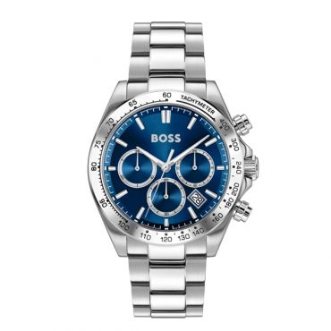 Boss Silver Hero 2.0 Blue Dial Watch