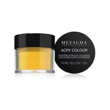 Polymère en poudre colorée Pure Jaune ACRY-COLOUR 105 5g