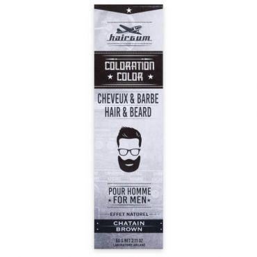 Coloration Cheveux & Barbe Châtain N°4 Hairgum 60 GR