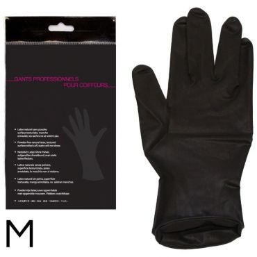 Paire de gants en latex noirs M JACQUES SEBAN