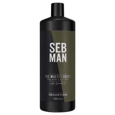 Gel nettoyant corps cheveux et barbe The Multi-Tasker SEBMAN 1L