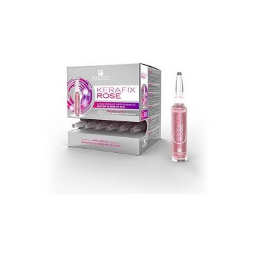 Boîte 30 Ampoules Kérafix Rose Renforçateur mise en plis