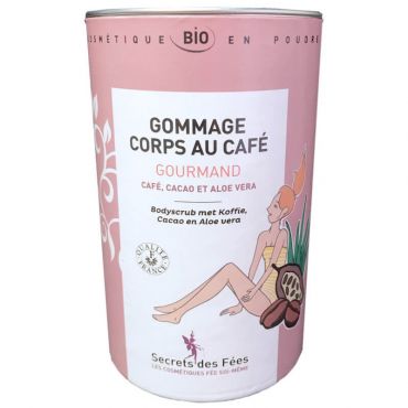 Gommage corps au café Gourmand bio Secrets Des Fées 200g