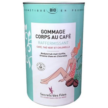 Gommage corps au café raffermissant bio Secrets Des Fées 200g