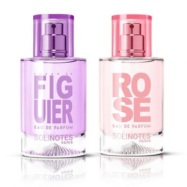 Mix Passionné : eau de parfum Fleur de Figuier 50ml et eau de parfum Rose 50ml