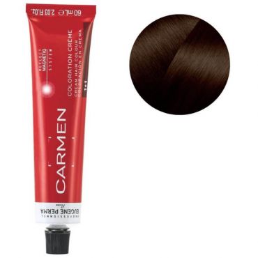 Coloration Carmen n°4.45 châtain cuivré acajou Eugène Perma 60ML