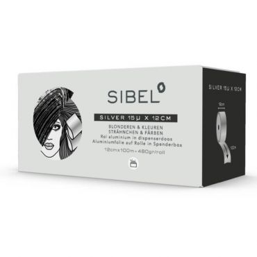 Aluminium coiffure 12cm x 100m de 15 microns Sibel