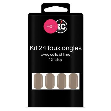 Boîte de 24 tips faux-ongles Porpoise Beauty Coiffure