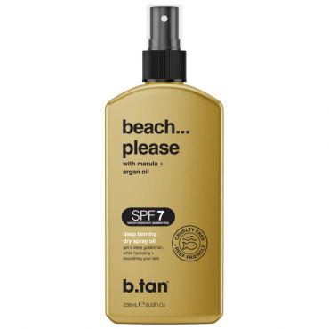 Huile de bronzage Beach please SPF7 b.tan 200ML