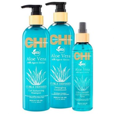 Trio Curl activateur de boucles Aloe Vera CHI