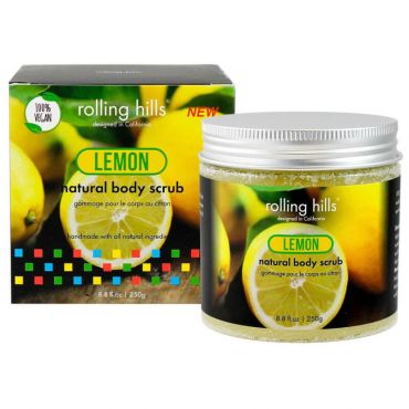 Gommage naturel pour le corps au citron Rolling Hills 280g