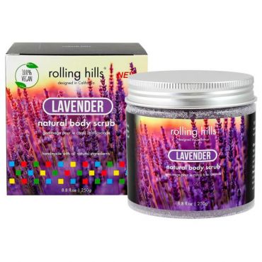 Gommage naturel pour le corps à la lavande Rolling Hills 280g
