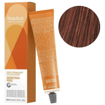 Coloration semi-permanente sans ammoniaque 5/4 châtain clair cuivré Kadus 60ML