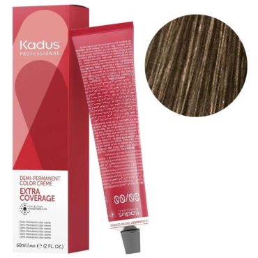 Coloration semi-permanente extra Coverage 6/07 blond foncé naturel marron Kadus 60ML