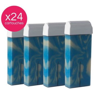 24 cires bicolores extra délicates Talc et Zinc 100g
