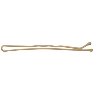 600 pinces ondulées perlées grip blond 5cm