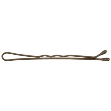 9 pinces ondulées grip châtain 5cm