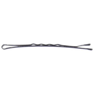 30 pinces ondulées noires 5cm