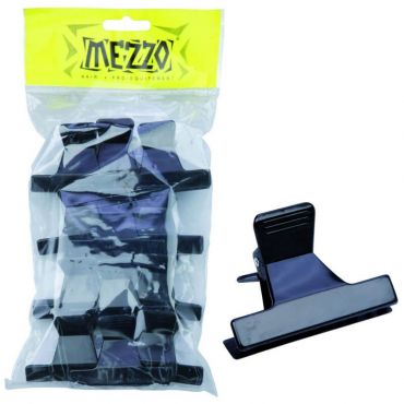 12 pince croco noire eco 6cm