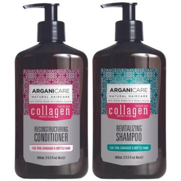 Duo Shampooing + Conditionner Collagène Arganicare 400 ml