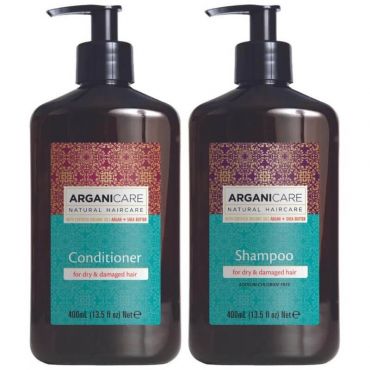 Duo Shampooing + Conditionner Argan Arganicare 400 ml