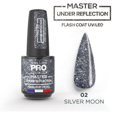 Vernis Semi-Permanent 02 silver moon Under Reflection Mollon Pro 12ML