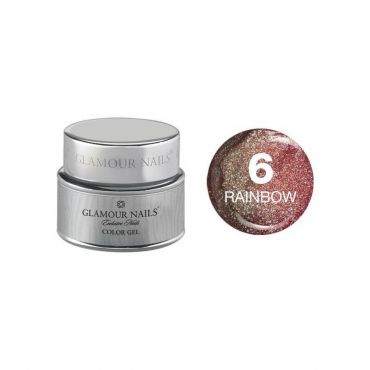 Glamour color gel rainbow 6 5ML