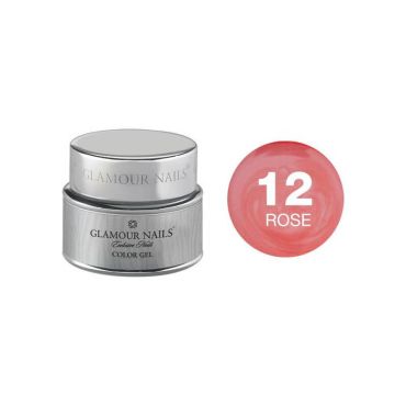 Gel couleur 12 rose Glamour Nails 5ML