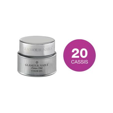 Gel couleur 20 cassis Glamour Nails 5ML