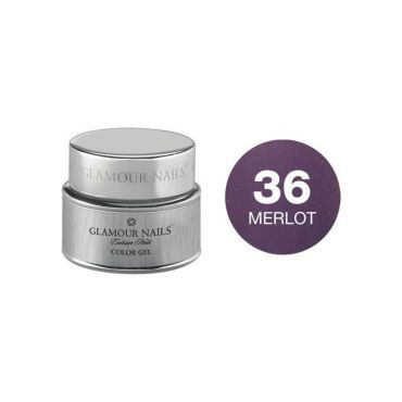 Gel couleur 36 merlot Glamour Nails 5ML